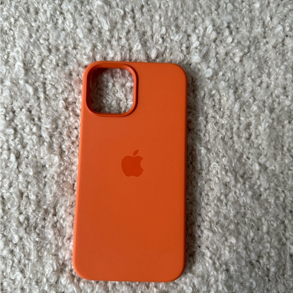 Apple Orange Silicone iPhone Case IPhone 12 Pro Max